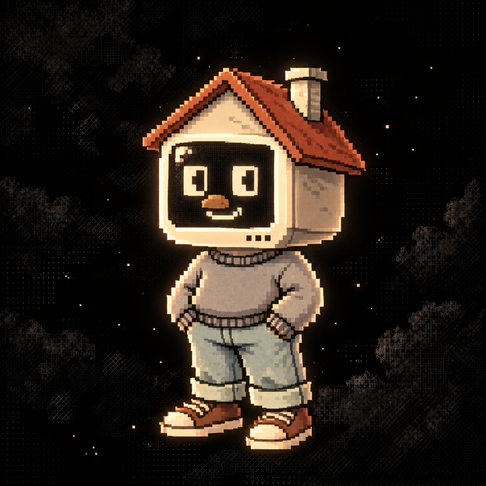 The Chillhouse Agency computer-house mascot